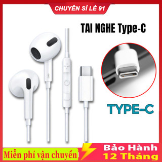  Tai nghe Type-C có dây có mic cho điện thoại thông minh lP15 samsung xiaomi huawei 