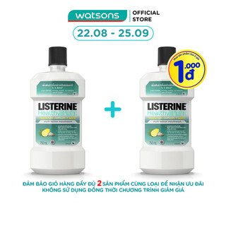 Nước Súc Miệng Làm Trắng Răng Listerine 750ml
