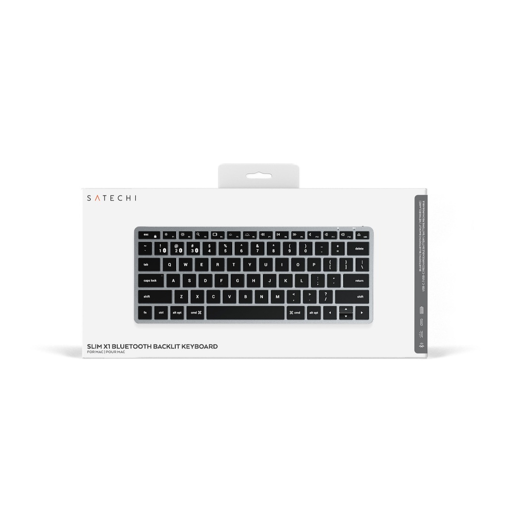 [THƯƠNG HIỆU MỸ] SATECHI Bàn phím bluetooth Slim X1 / X2 / X3 có đèn nền pin 2 tháng, dùng cho window, ios | BigBuy360 - bigbuy360.vn