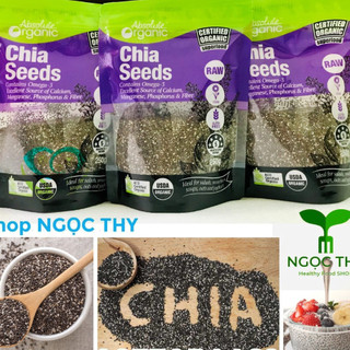 Hạt Chia đen hữu cơ nhập Úc túi tím 250gr