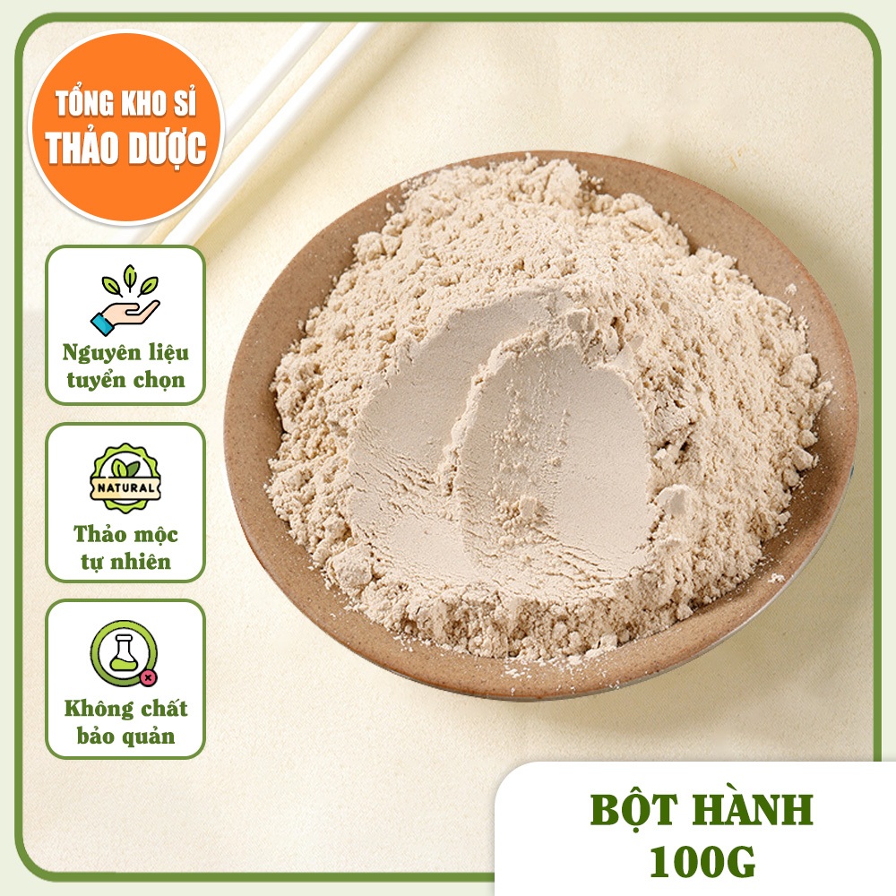 Bột hành 100g, nguyên chất, thơm mịn, gia vị nấu ăn, tẩm ướp đồ nướng, chuẩn vị, thơm ngon