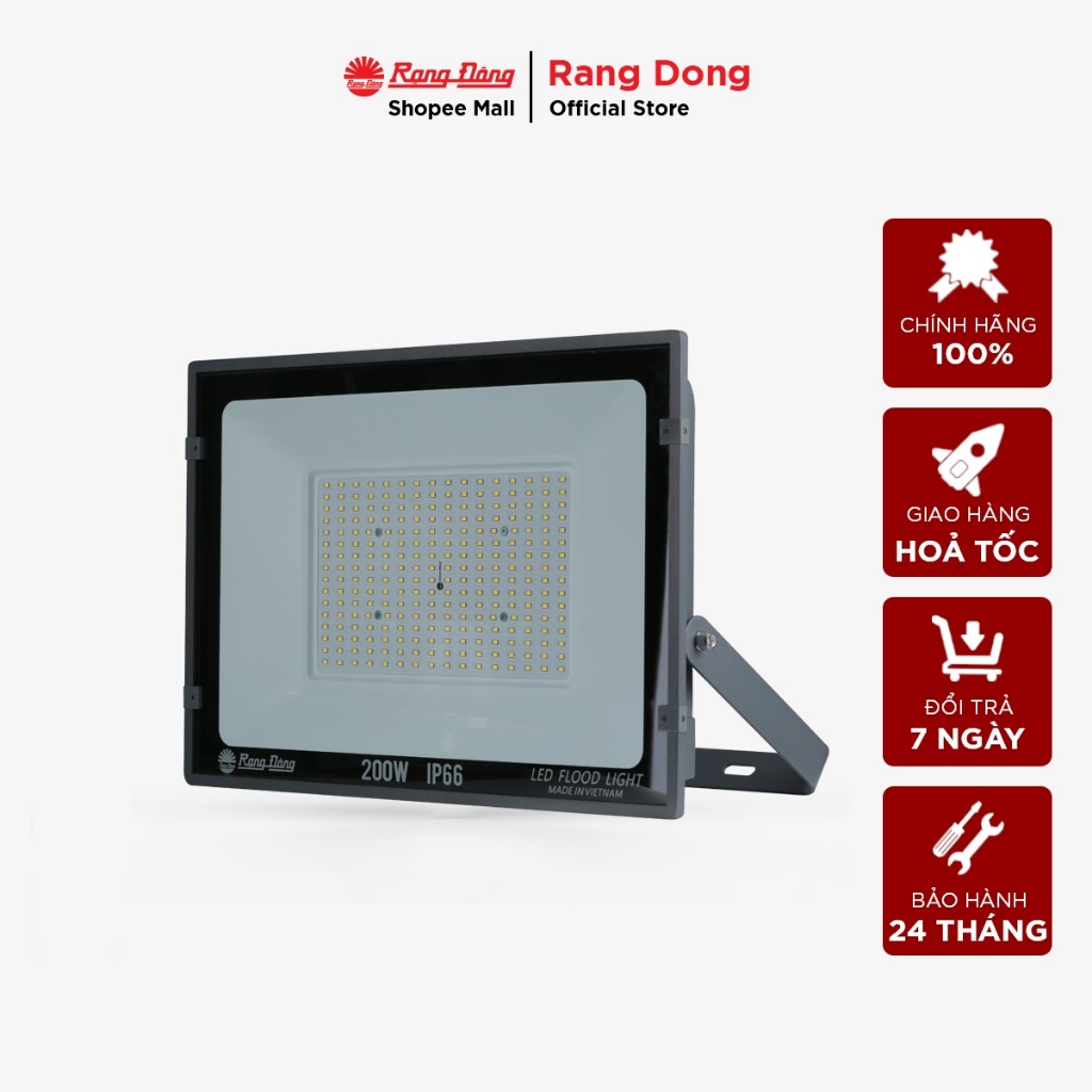 Đèn Led Chiếu Pha Công Suất Lớn 150W/200W Rạng Đông Chống Nước IP66 Siêu Bền - Model: CP10 150W