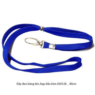 [MUA SỈ GIẢM 10%] Dây đeo thẻ bảng tên cho nhân viên, học sinh, sinh viên, kẹp đầu tròn 030128 (1 dây)