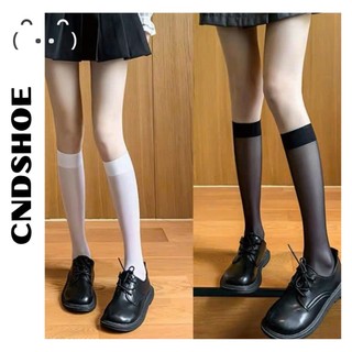 (FREESHIP) TẤT VỚ LOLITA JK ĐEN TRẮNG MỎNG TRƠN COSPLAY PHONG CÁCH NHẬT BẢN