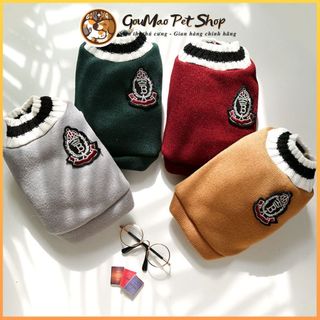 ( 1KG -> 25KG ) ÁO LEN HỌC BÁ DANH CHO CHÓ MÈO big - GOUMAO PET tuchau