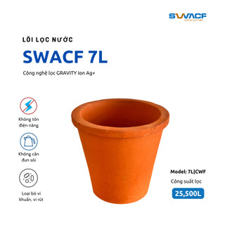 Lõi lọc nước uống trực tiếp SWACF 7L | CWF Nano bạc, giữ khoáng thiết yếu - Công nghệ Mỹ
