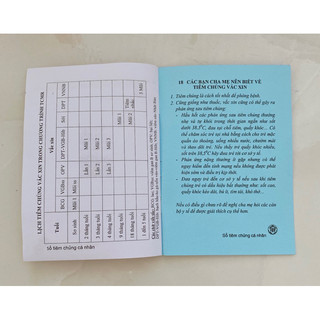 Combo 50c sổ tiêm chủng cá nhân