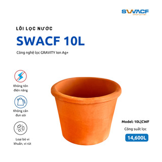Lõi lọc nước uống trực tiếp SWACF 10L | CWF, giữ khoáng thiết yếu - Công nghệ Mỹ