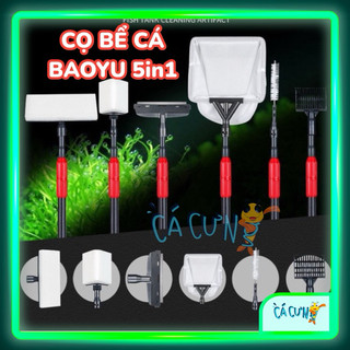 Dụng cụ vệ sinh 5 trong 1 baoyu bt90 - chà vệ sinh đa năng bể cá