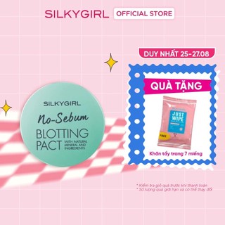 Phấn Phủ Khoáng Kiềm Dầu Dạng Nén Silkygirl No-sebum Blotting Pact 7g