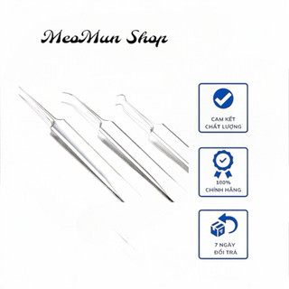 Nhíp gắp mụn đầu đen bằng thép không gỉ Cây Nặn Mụn Nối mi Gắp Đá