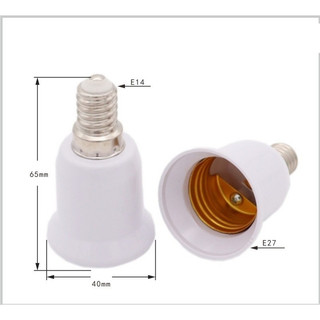 Đầu chuyển đổi đui xoáy từ E14 sang E27
