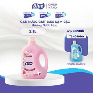 Nước Giặt Blue can 2L Hương Nước hoa - Công nghệ Giặt Xả Blue Hàn Quốc Thân thiện Trắng sáng - Thơm ngát dài lâu