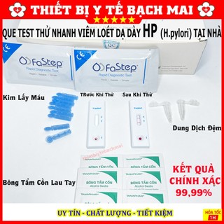 [DATE XA] QUE THỬ TEST THỬ VIRUS HP H. Pylori VIÊM LOÉT DẠ DÀY FASTEP TẠI NHÀ - MỸ