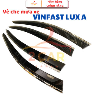 Vè che mưa xe Vinfast Lux A chỉ Inox, vè chắn mưa Lux A - Hàng đẹp- 1 bộ 4 cánh