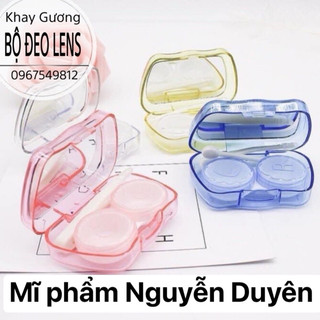 Bộ Dụng Cụ Đeo Lens Mắt Gồm 3 Món [Khay Gương]