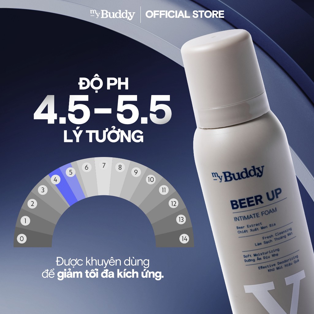 [Combo Thơm Tho] - Bọt Vệ Sinh Nam myBuddy Hương Deep Ocean, Dung Dịch Vệ Sinh Nam 150ml, Nước Hoa NewChase 10ml