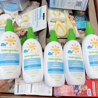 Xịt chống nắng Babyganics Baby Sunscreen Spray SPF 50+