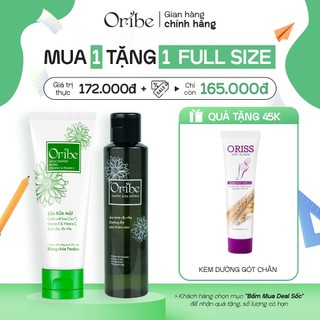Combo Nước Hoa Hồng Và Sữa Rửa Mặt Oribe 100g Dưỡng Ẩm Sạch Sâu
