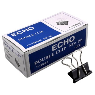[MUA SỈ GIẢM 10%] Kẹp giấy, hồ sơ, tài liệu, kẹp bướm ECHO 32mm, (SLECHO) (12 cái/hộp)