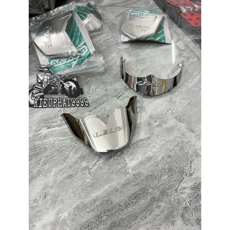 Ốp Mỏ Dè inox Lead 2013->2016