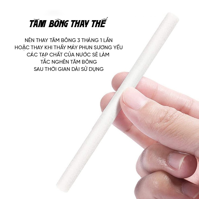 Lõi lọc thay thế, combo 5 lõi lọc cho máy khuếch tán tinh dầu My Home tăm bông thay thế DN204