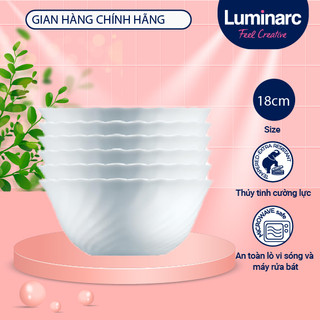 Bộ 6 bát tô thủy tinh Luminarc Trianon 18cm N3651*6 | Hàng chính hãng