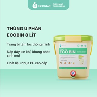 Thùng Ủ rác Hữu Cơ EcoBin 8 Lít - KPTCHEM - Tái Chế Rác Thải Nhà Bếp