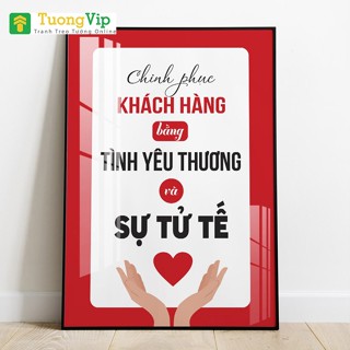  Tranh Laminate Tráng Gương - Tranh Treo Văn Phòng Slogan Tạo Động Lực - Phòng Chăm Sóc Khách Hàng 