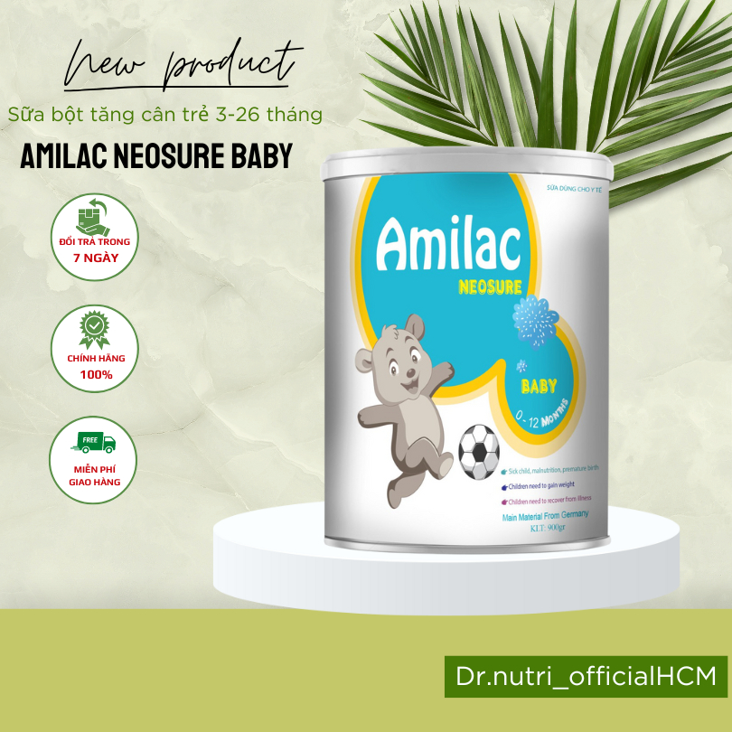 Sữa bột trẻ từ 6-36 tháng Amilac Pedia 2 bổ sung sữa non tăng đề kháng phát triển chiều cao trí não