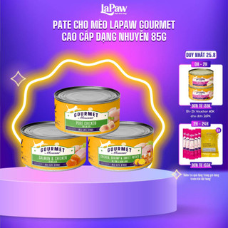 LaPaw Gourmet Pate dạng nhuyễn cho mèo mọi lứa tuổi 85G