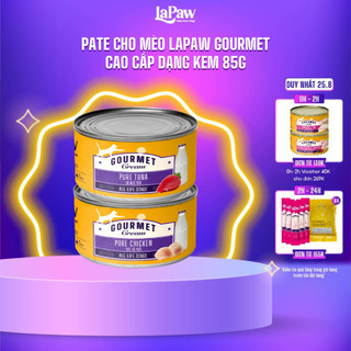 LaPaw Gourmet Pate dạng kem cho mèo mọi lứa tuổi 85G