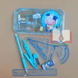 Bộ compa-eke-thước kẻ 7701