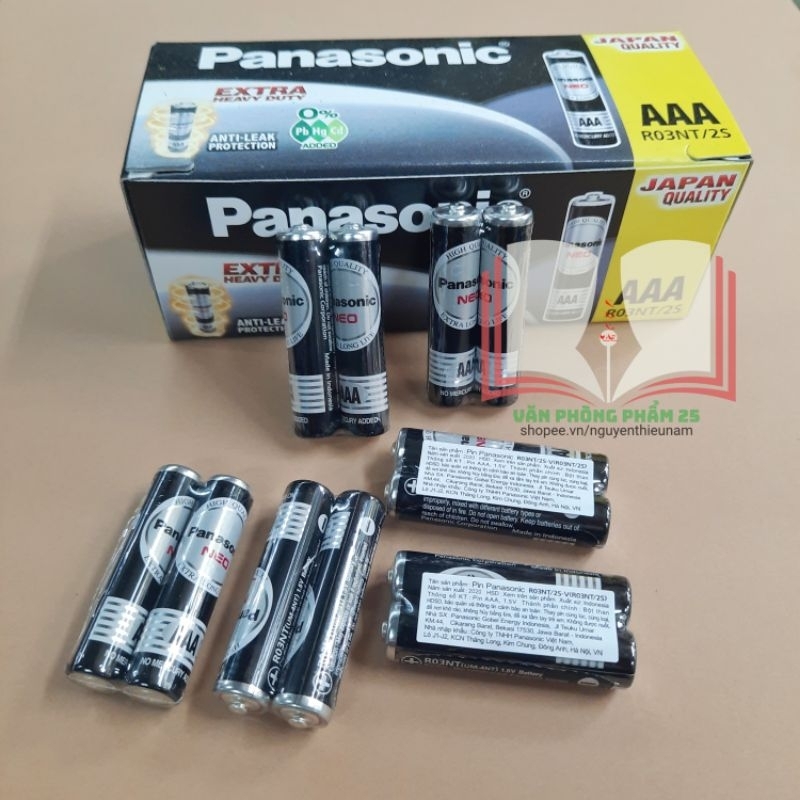 (Hộp 60viên) Pin đũa AAA,pin điều khiển pana