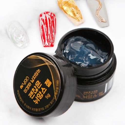 "Nryan - 3D Good Nuance Gel 5g": Gel tạo hình 3D nổi Embo nail nổi nghệ thuật gel tráng gương