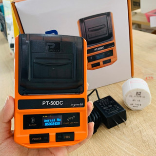 Máy in nhiệt cầm tay PT-50DC + Tặng kèm 1 cuộn giấy in