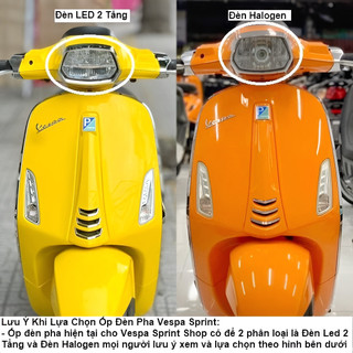 Viền Đèn Pha Halogen Dành Cho Xe Vespa Sprint
