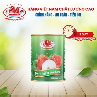 Vải Thiều Nước Đường HALONG CANFOCO Lon 560g