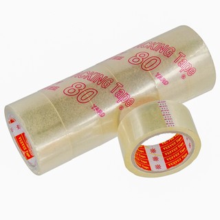 [MUA SỈ GIẢM 10%] Băng keo nylon VuiVui 4,7cm (80 yard), trong (dài 45.7m) 80gr (1 cuộn)