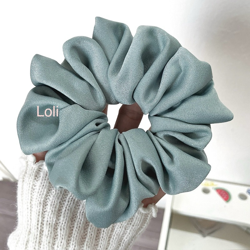 Cột Tóc Buộc Tóc Vải Lụa Ngọc Trai Size Siêu Lớn Mềm Đẹp Thiết Kế Loli | BigBuy360 - bigbuy360.vn