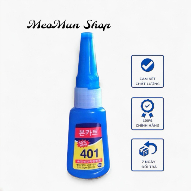 KEO 401 DÁN MÓNG, ĐÍNH ĐÁ