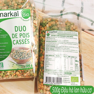 (Organic) Đậu Hà Lan hữu cơ Markal (xanh & vàng) 500g