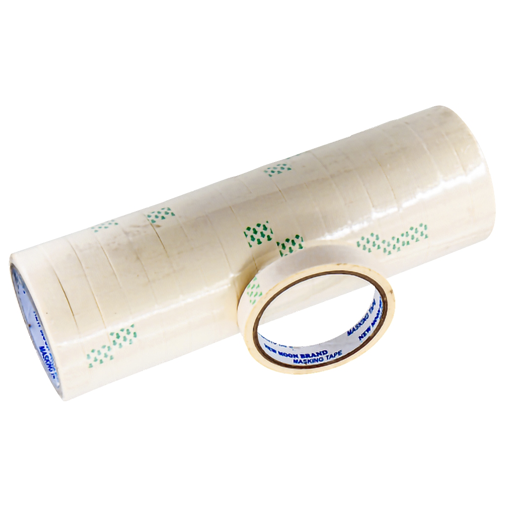 [MUA SỈ GIẢM 10%] [COMBO 4 CUỘN] Băng keo giấy 1,2cm, (dài 13.7m) 25gr