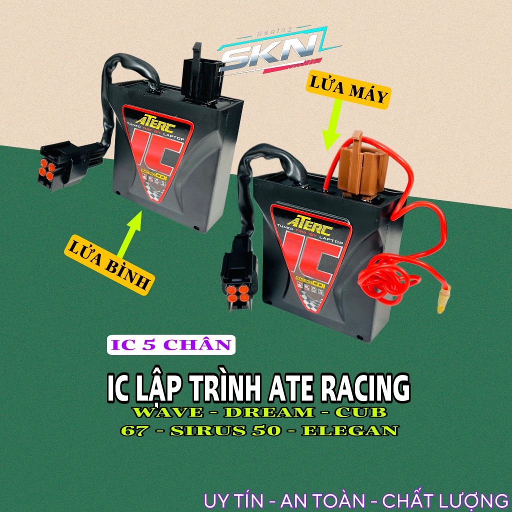 IC ATE lập trình cho xe Wave Dream Cub 67 Sirius 50 chính hãng
