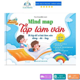 Sách - Mind Map Tập Làm Văn Theo Sơ Đồ Tư Duy Và Hệ Thống Kiến Thức Toán - Tiếng Việt - Tiếng Anh (Cho HS Tiểu Học)