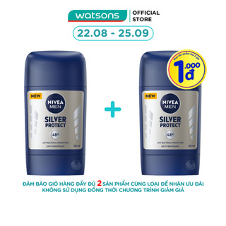 Sáp ngăn mùi nivea men phân tử bạc silver protect 50ml