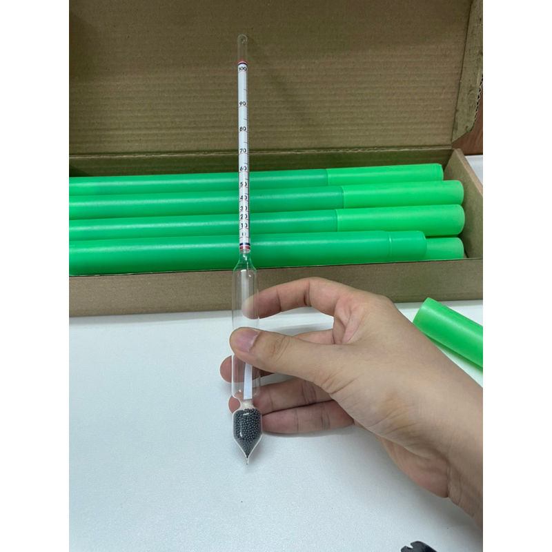  Cồn Kế Tửu Kế Đo Nồng Độ Cồn Độ Rượu Hỗ Trợ Sản Xuất Từ 0-100 Độ 