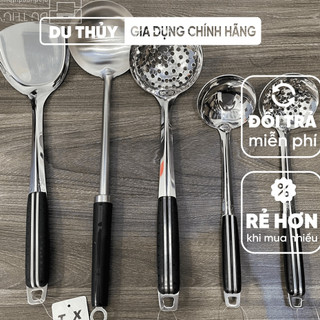 Vá múc canh inox đủ kích thước hàng dày đẹp dùng trong gia đình, quán ăn an toàn cho sức khỏe