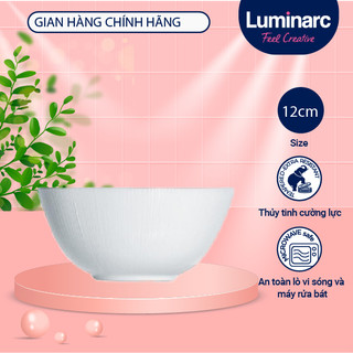 Bộ 6 bát cơm thủy tinh luminarc diwali 12cm n3973*6 | hàng chính hãng