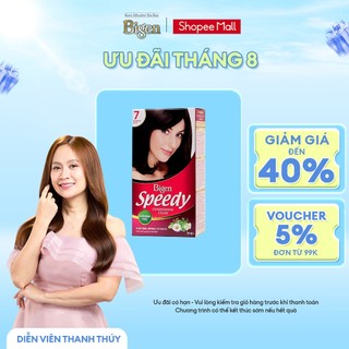 Thuốc nhuộm phủ bạc dạng kem Bigen Speedy Conditioning Color 80ml Bigen Số, màu trẻ trung
